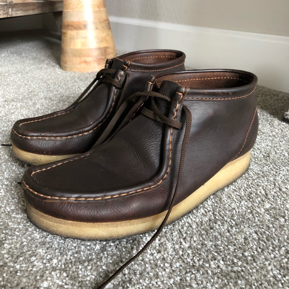 Clark’s Originals Wallabee Brown Leather Boots
